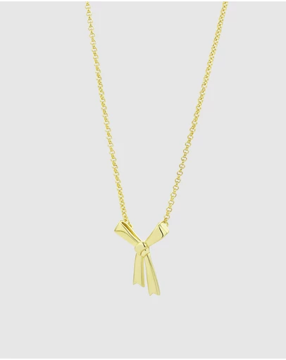 Karen Walker - Small Bow Necklace 45cm