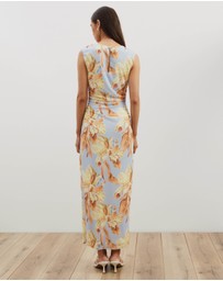 Atmos&Here - Priya Sleeveless Mesh Maxi Dress