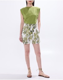 Marcs - Leaf The City Linen Shorts