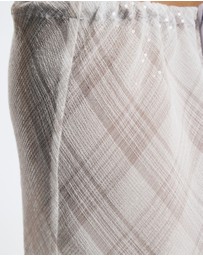 Lover - Venus Sequin Check Skirt