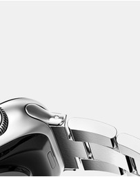 Friendie - Stainless Steel Link Bracelet Band - The Sydney - Apple Watch Compatible