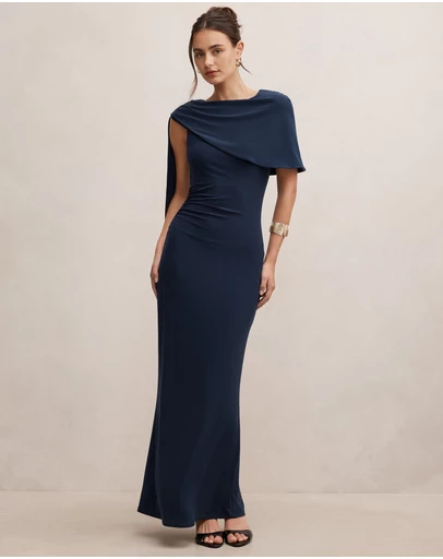 Forever New - Kosa Cape Scarf Maxi Dress