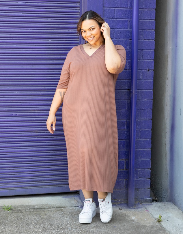 Love Your Wardrobe - Inez Rib Knit Dress