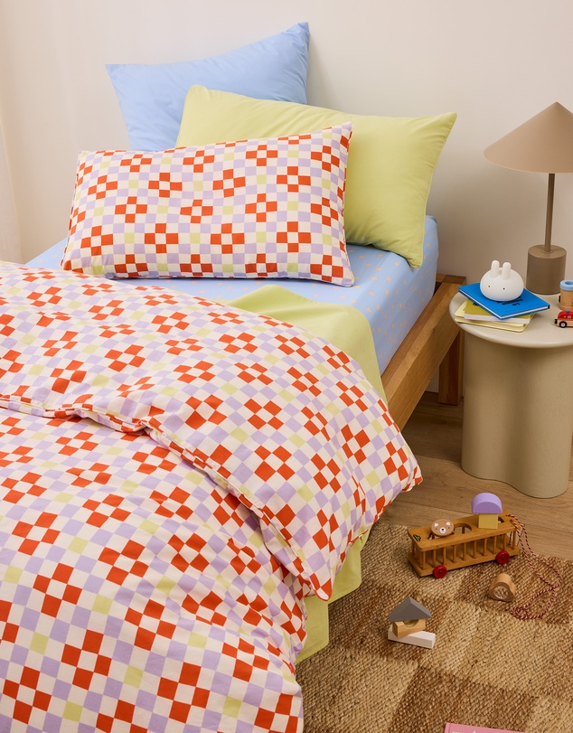 Sheet Society - Leo Washed Cotton Kids Quilt Cover