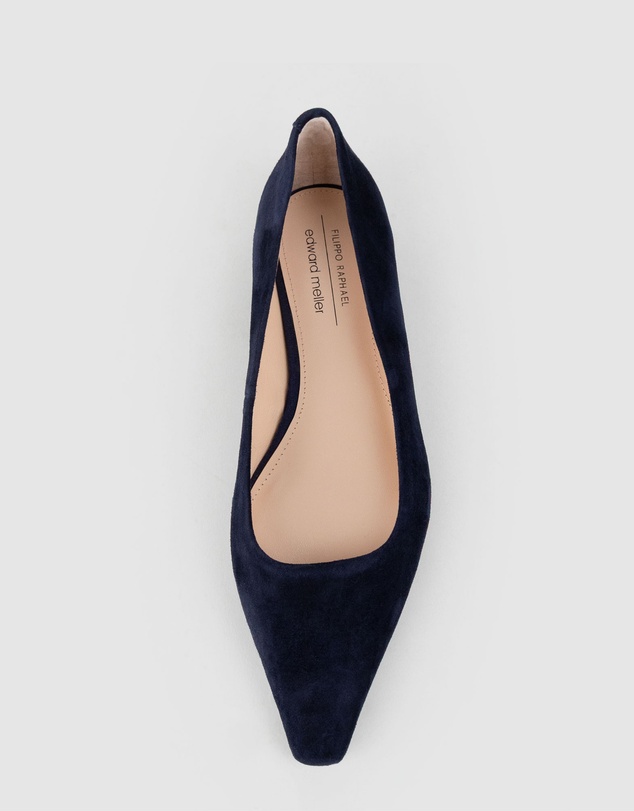 Edward Meller - ELVY Chiselled Flat Pump
