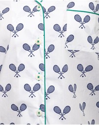 Sant And Abel - Women's Tennis Navy Short PJ Set