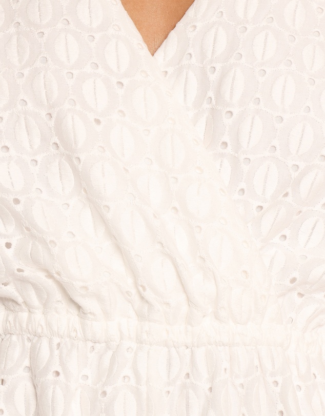 Petal & Pup - Charlsie Puff Sleeve Playsuit - White