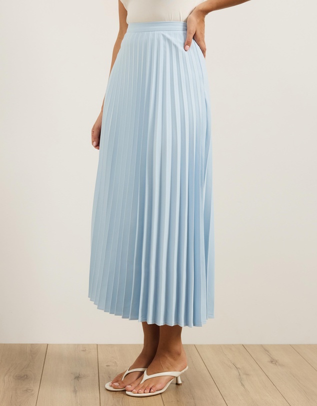 Atmos&Here - Evie Pleated Midi Skirt