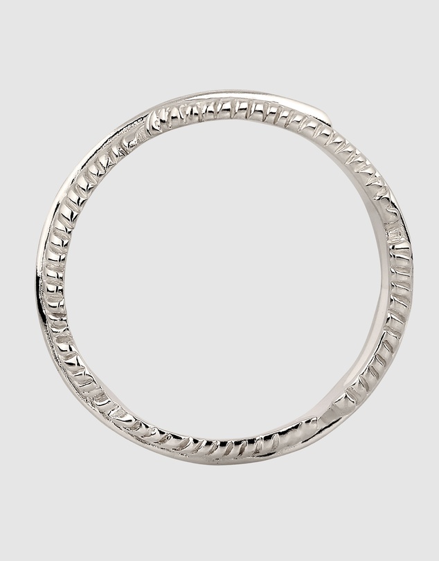 Kuzzoi - ICONIC EXCLUSIVE - Feather Band Ring in 925 Sterling Silver
