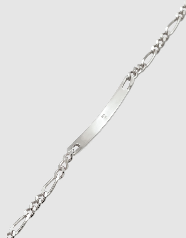 Kuzzoi - ICONIC EXCLUSIVE - Classic Figaro Chain Bracelet in 925 Sterling Silver