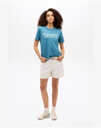 Superdry - Venue Metallic Graphic Tee