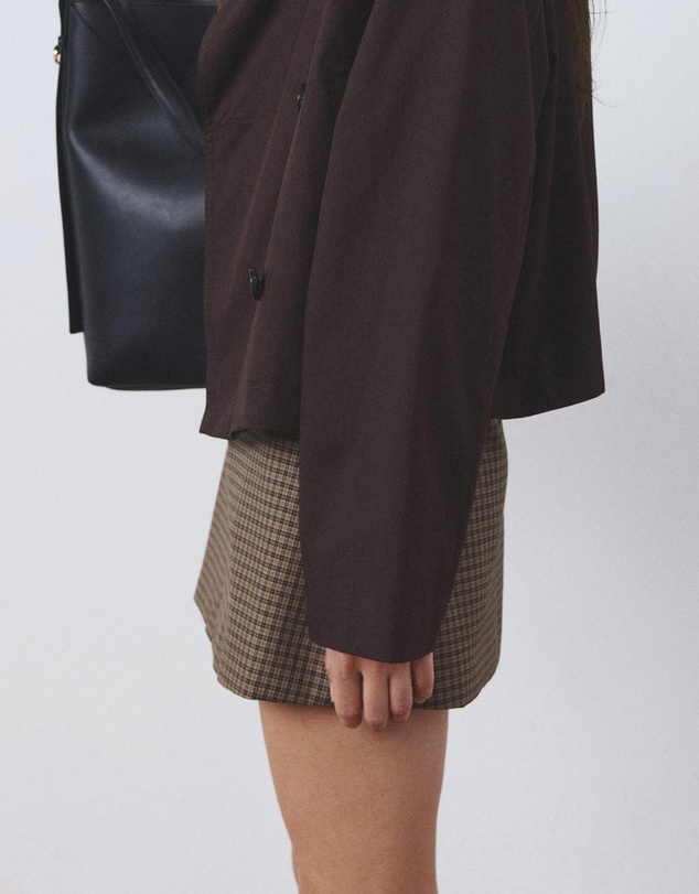 M.N.G - Houndstooth Short Skirt