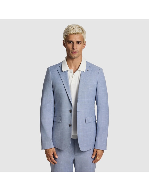 yd. - Pembroke Slim Check Suit Jacket