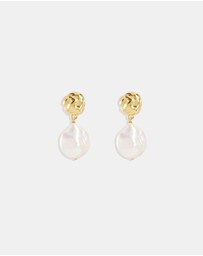 By Charlotte - Endless Grace Pearl Drop Earrings