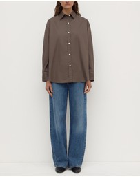 Assembly Label - Marigold Poplin Long Sleeve Shirt
