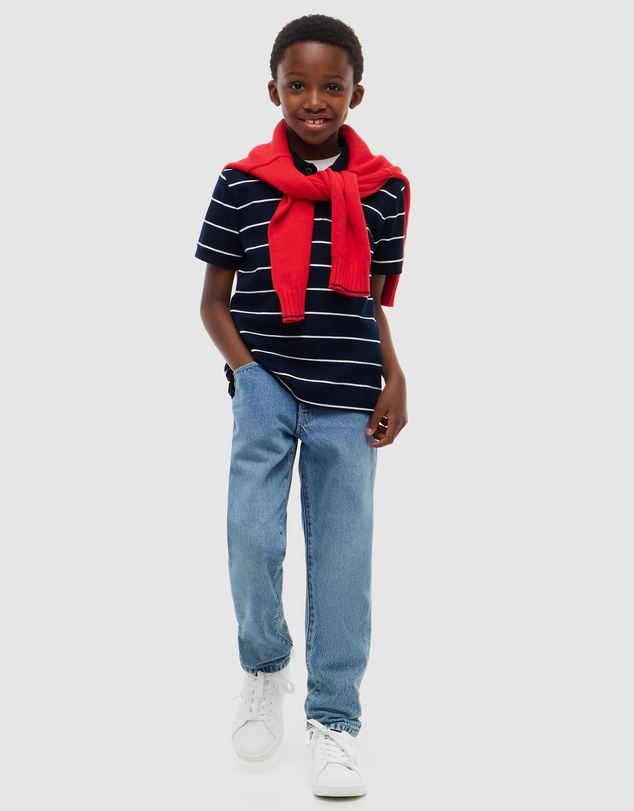 Tommy Hilfiger - Regular Fit Interlock Knit Polo Shirt - Kids