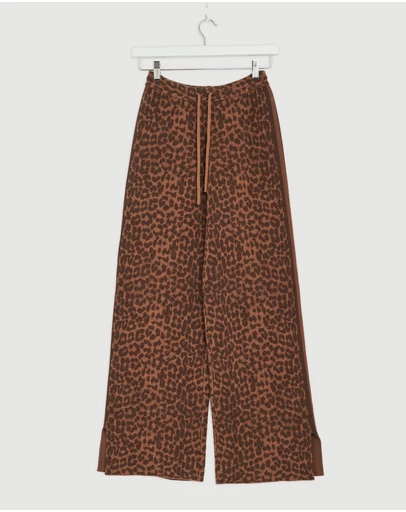 Revibe - Repaired The Upside Malawi Leopard Freya Knit Pants - AU 10
