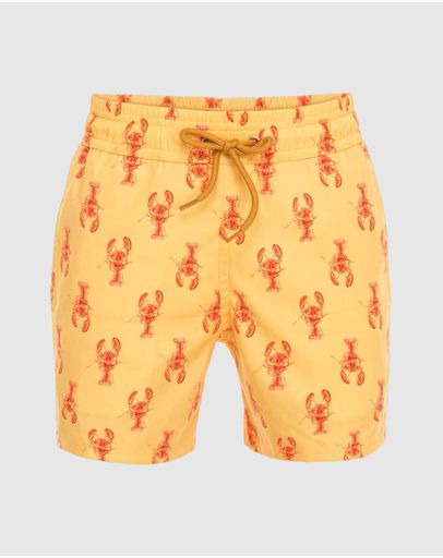 Boys Swimshorts With Lobsters
