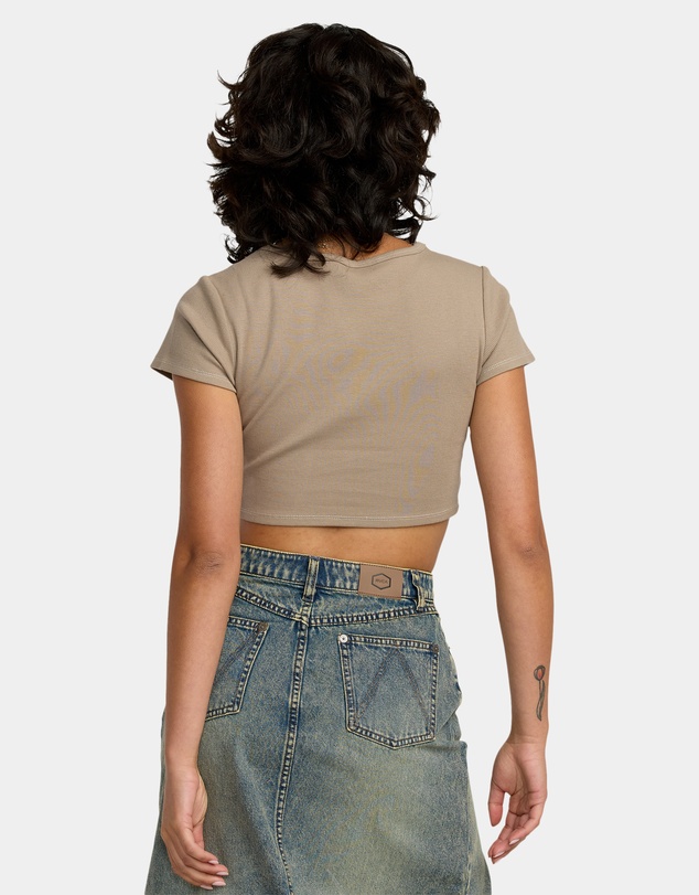 RVCA - Womens Stoned Half T-Shirt