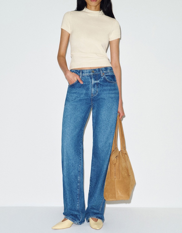 Reformation - Solene Cotton Sweater Tee