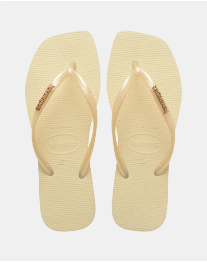 Havaianas - Slim Square Logo Metallic - Women's