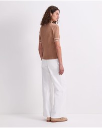 Sportscraft - Elka Cable Short Sleeve Knit