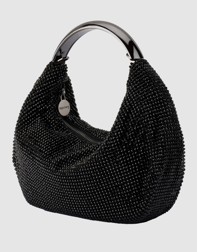 Olga Berg - Pixie Crystal Mesh Bag