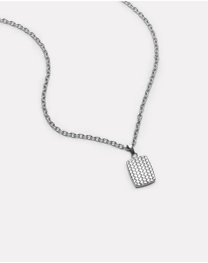 Najo - Shadowline Men's Steel Necklace
