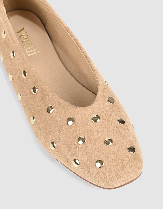 Verali - Euri Studded Ballet Flats