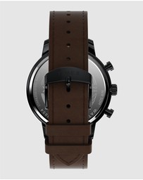 TIMEX - Timex Chicago 45mm Black-Tone Multifunction Watch