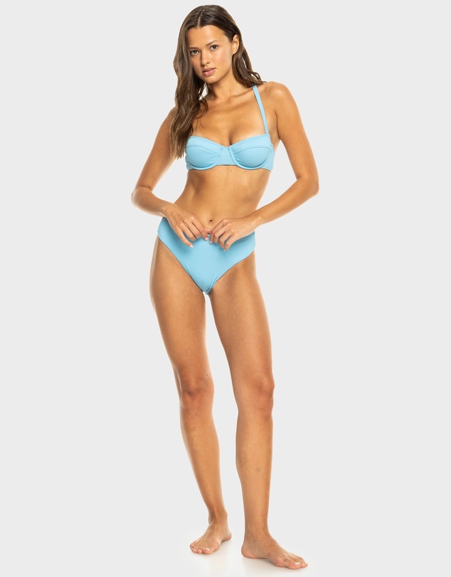 Roxy - Womens Rib Roxy Love The New Muse Full Coverage Bikini Top