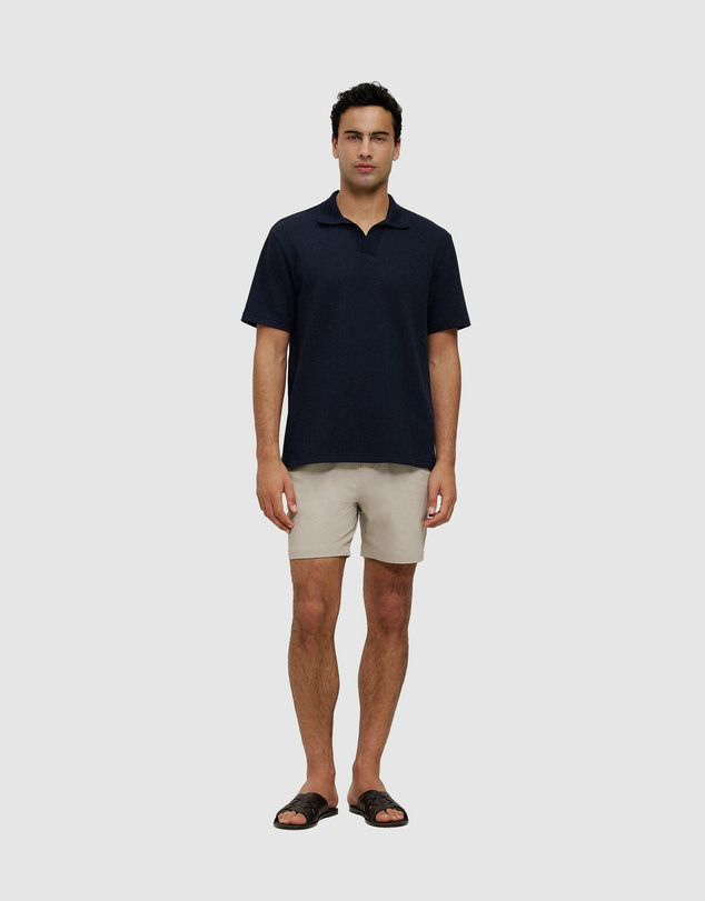 Trenery - Jacquard Diamond Stitch Polo
