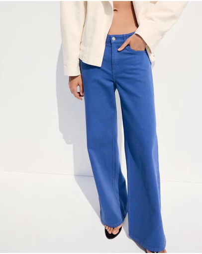 M.N.G - Low-Rise Wide Leg Jeans