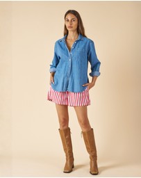 CAMIXA - Shoshana Striped Shorts