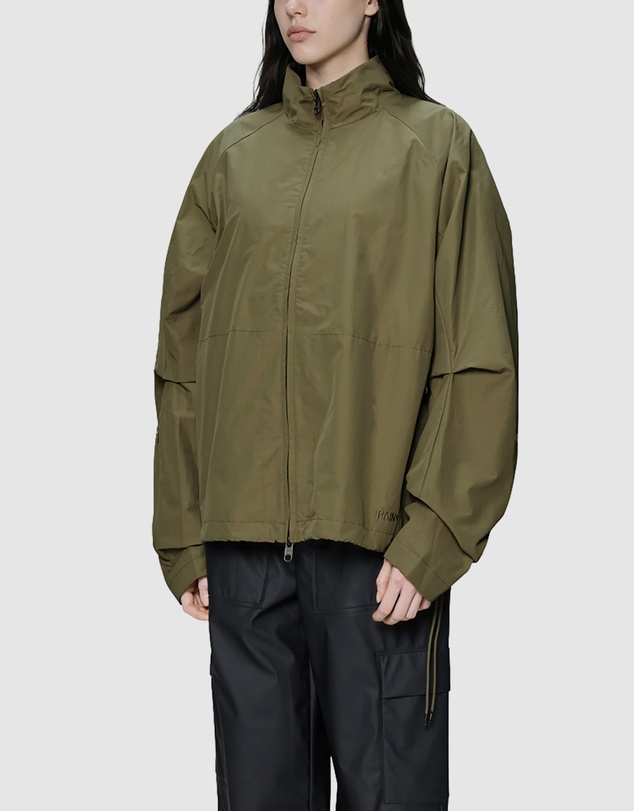 RAINS - Women's Light Woven Track Top Moss