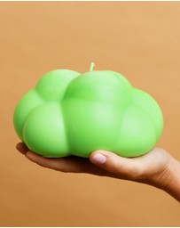 XRJ Celebrations - Blobbies Cumulus Neon Green Candle