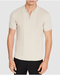 Tarocash - Stilone Zip Knit Polo