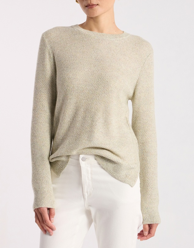 David Lawrence - Moss Stitch Knit Jumper
