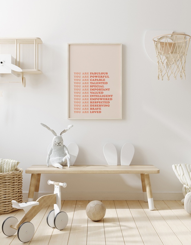 Olive et Oriel - You Are Fabulous Art Print