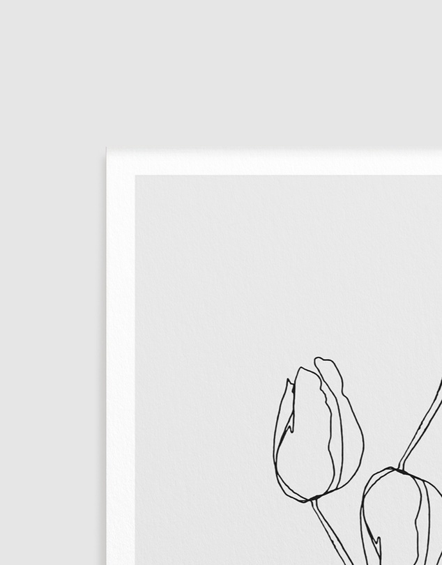 Olive et Oriel - Tulip Illustration I Art Print