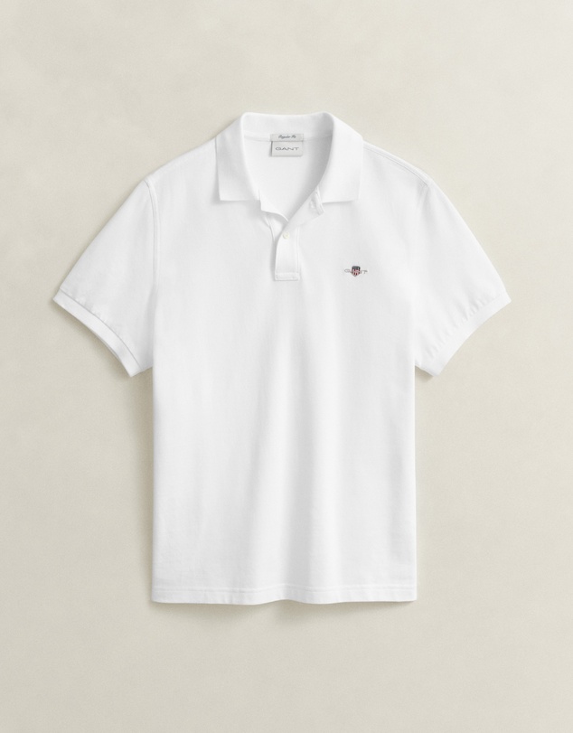 Gant - Regular Fit Shield Piqué Polo Shirt