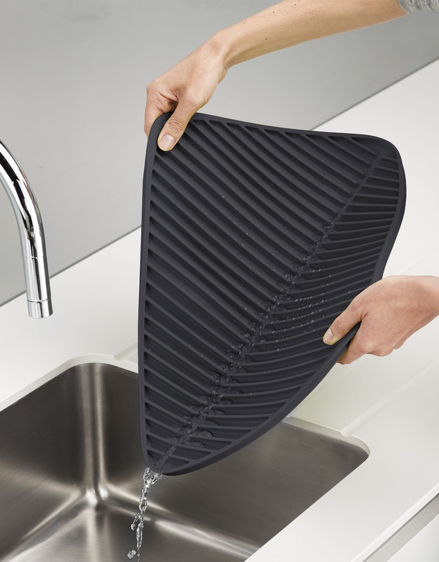 Joseph Joseph - Flume™ Large Folding Draining Mat (Grey)