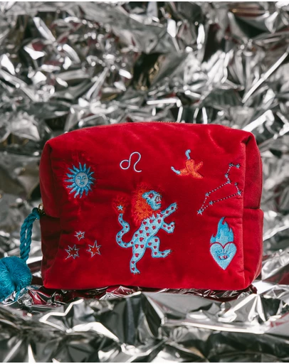 The Somewhere Co - Leo Astrology Cosmetic Case