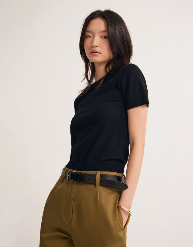 Oxford - Grace Short Sleeve Merino Knit