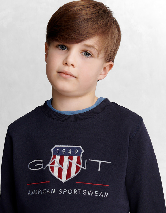Gant - Archive Shield Crew Neck Sweatshirt