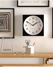 Newgate - Newgate Burger & Chips Wall Clock Black