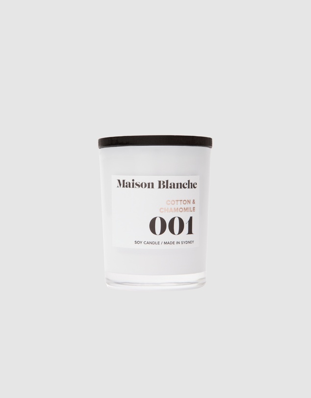 Maison Blanche - 001 Cotton & Chamomile - Small Candle