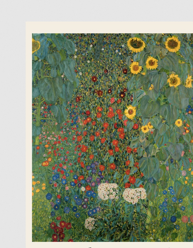 Inka Arthouse - Farm Garden 1908 by Gustav Klimt Art Print