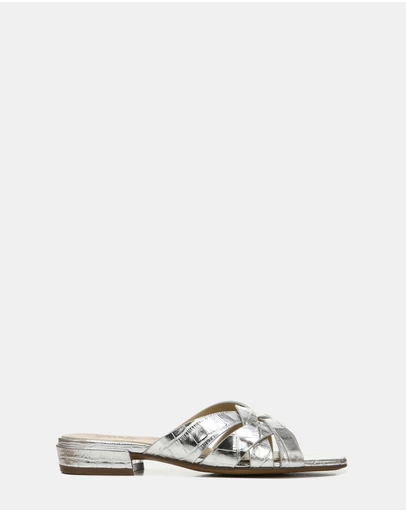 Naturalizer - Ashford Slide - Silver Croc