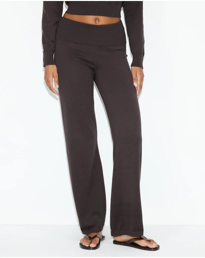 Dazie - Sonia Straight Leg Knit Pants